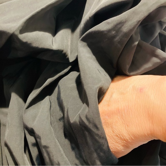 SARAH PACINI Sz 1 Futuristic Lagenlook Statement Collar & Bubble Hem Overcoat - Picture 12 of 13